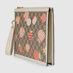 Heart Apple Pattern Zipper Clutch 664113